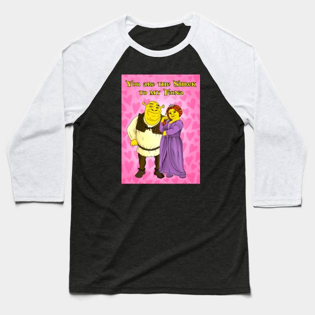 SHREK TO MY FIONA Baseball T-Shirt by Poppy and Mabel